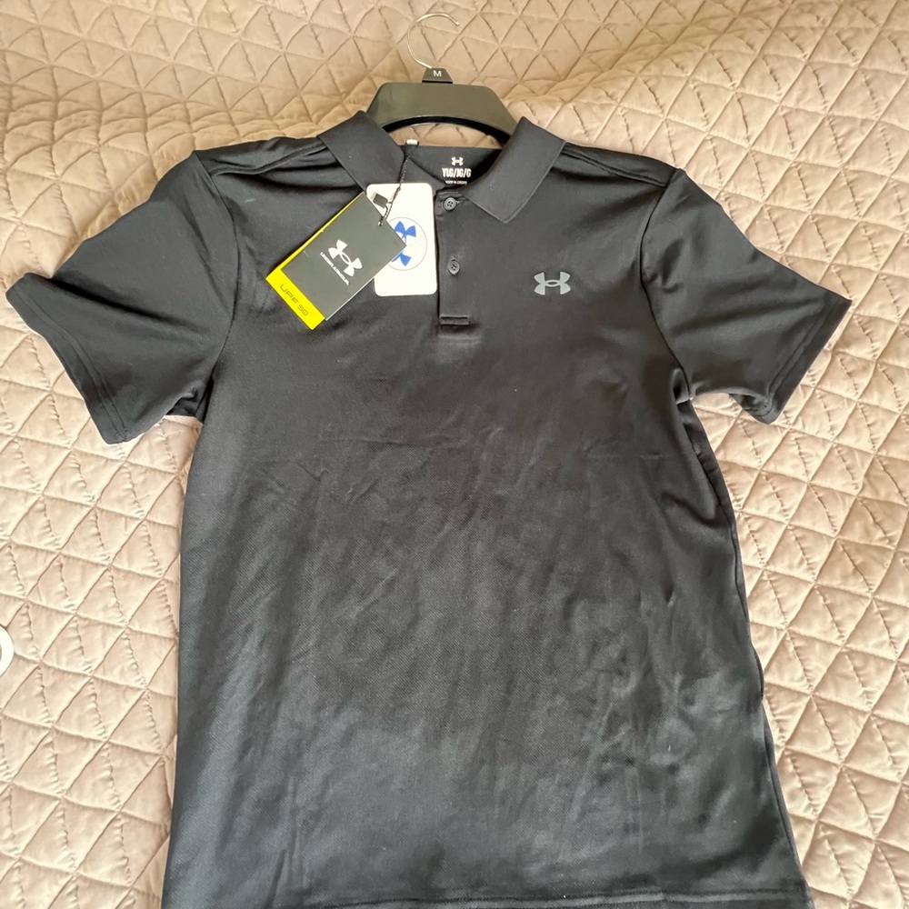 Under Armour Men's Polo Shirt in Black